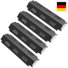 Brennerabdeckung Gasgrill 4er Set aus Edelstahl Porzellan Zubehör Ersatzteil