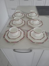 6x KAFFEEGEDECK VILLEROY UND