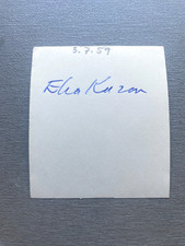 ELIA KAZAN (†2003) vintage  signed original Foto 6 x 7 cm Autogramm