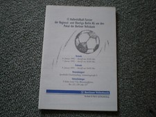 Programm    HT Berlin   1995   ( Union Berlin, Hertha Amas usw. )