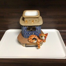 Goebel Rosina Wachtmeister  Mini Katze wärmt sich an Kachelofen ♥ RARITÄT -TOP