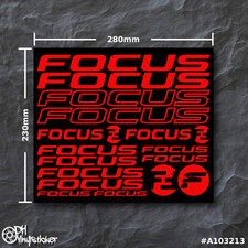Focus Stickersatz Rot |