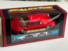 Scalextric Vintage Slot Car C.411 Lamborghini Diablo Rot 10009-50
