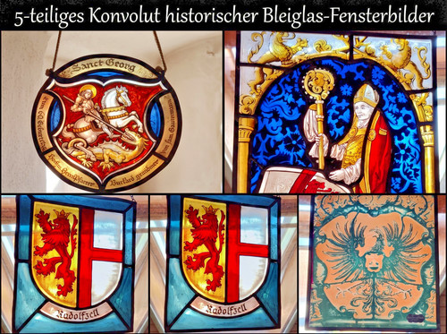 Konvolut vintage bleiglas - vintage,