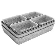 8 Stück Schubladen Organizer,Ordnungssystem Aus Filz,Schreibtisch Schubladen