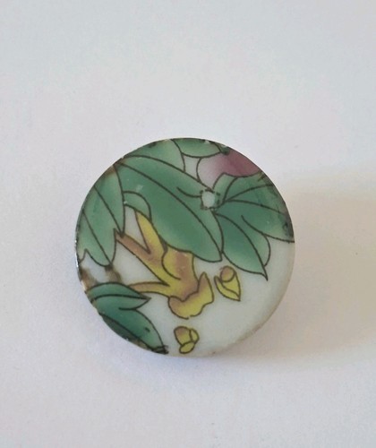 Vintage porzellan brosche mit - vintage,