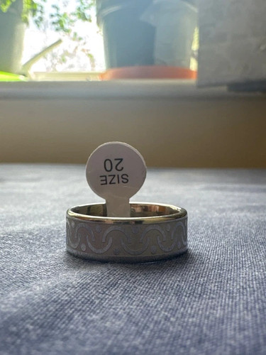 Edelstahl ring mit gravur - mit,