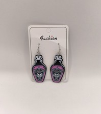 Ohrringe Damen Hänger Creepy Spooky Halloween Poison Gift Trank Flasche Bottle