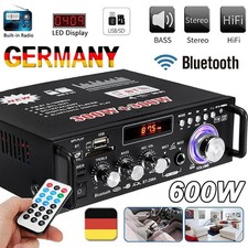 600W HiFi-Verstärker 220V Bluetooth Mini Endstufe USB SD AUX Musik Sound Party
