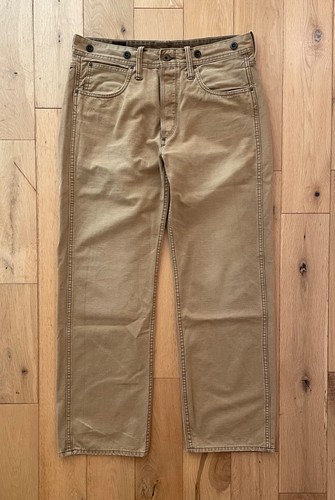 Rrl canvas cowboy jeans - rrl,
