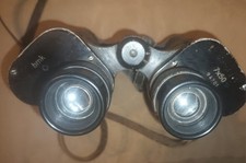 1a Wehrmacht bmk Dienstglas Fernglas 7x50 mit 2 Lederriemen