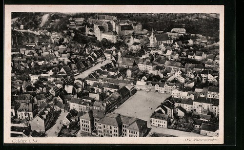 Colditz fliegeraufnahme mit - colditz,,
