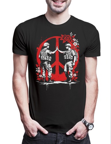 Peace soldiers herren shirt - soldiers, t-shirt