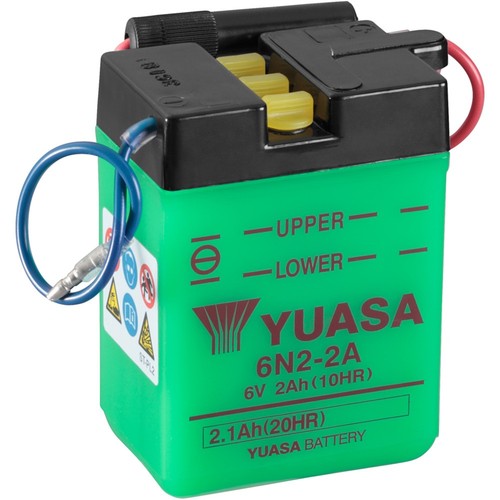 Yuasa blei batterie 2ah - 6v, blei-batterie