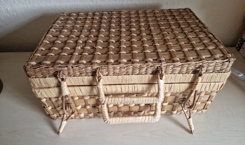 Vintage korbkoffer - vintage,