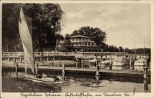 Ak Potsdam, Luftschiffhafen, Templiner See, Regattahaus - 11336121