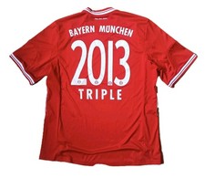 Adidas FC Bayern München 2013 TRIPLE SONDER Trikot rot RAR Sammler XL