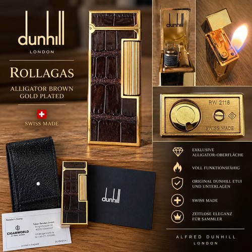Dunhill rollagas alligator - rollagas,