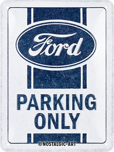 Ford parking only blechschild - ford,
