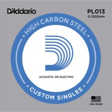 D'Addario PL013 - plain steel