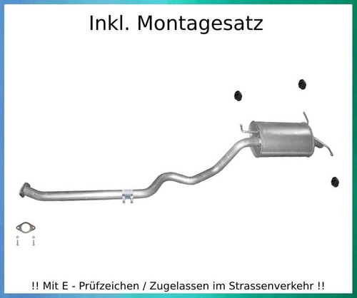 Endschalldämpfer für hyundai - endschalldämpfer,