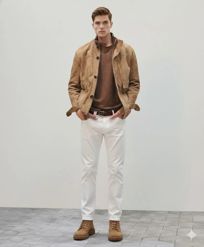 Herren wildleder lammleder - herren,