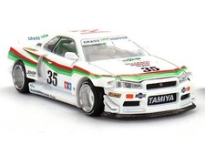 NISSAN Skyline GT-R (R34) Tamiya x KAIDO V1 Grasshopper - Mini GT 1:64
