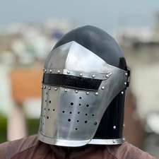 Mittelalterlicher Ritter Barbuta Helm | Magneto-inspirierter tragbarer Rüstun...
