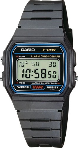 Casio 91w digital - f-91w, quarz