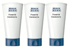 BRAUKMANN 150 ml Powefull Handcreme Neu Hand-Cream 3x 50 ml