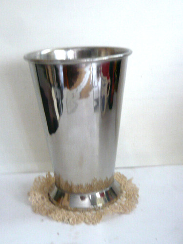 Vintage metallvase vase - vintage,