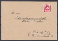 SBZ Nr. 46Aa als EF + Notstempel Ludwigsdorf mit Fotoattest echt einwandfrei BPP