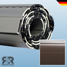 ALU Rolladen Panzer Behang Rollladen Farbe braun A52C