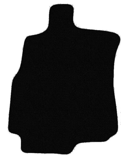 Velour schwarz fußmatten - velour,