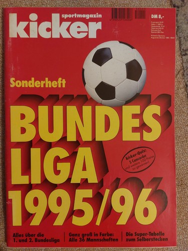 Kicker sonderheft bundesliga - sonderheft,