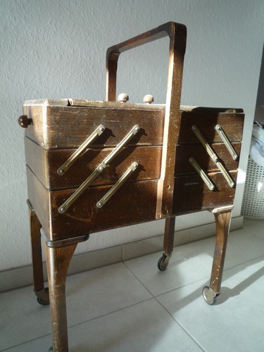 Nähkasten klappfächer - nähkasten,