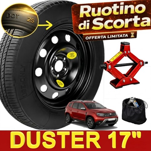 Notrad für dacia duster - 17",