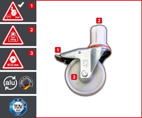 Altec rolle ø125mm - altec,