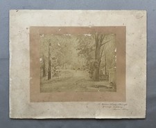 Fotografie signiert von Maxime Lalanne an Frau Charles Christofle, 19. Jh.