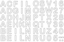 ROTH Bügelbuchstaben für