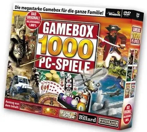 Gamebox 000 spiele - 1.000, pc-spiele