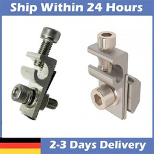 2-10 Stk Erdungsklemme Alu Edelstahl PV Solarpanel Erdung Klemme für Aluprofil