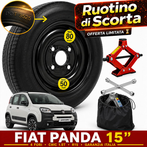 Notrad für fiat - 15", panda