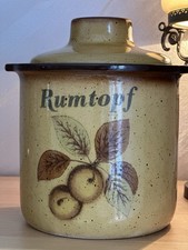 🍎 Vintage Keramik Rumtopf