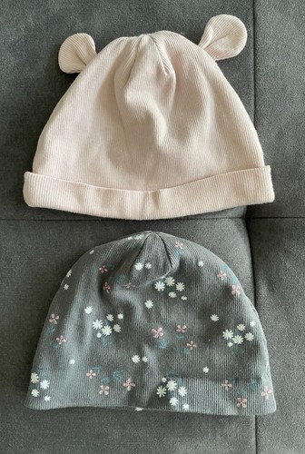 Baby mützen rosa und - 2,