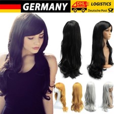 Schwarz Perücke Lange lockige