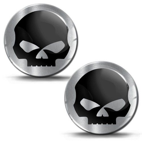 Silikon aufkleber totenkopf - 3d,