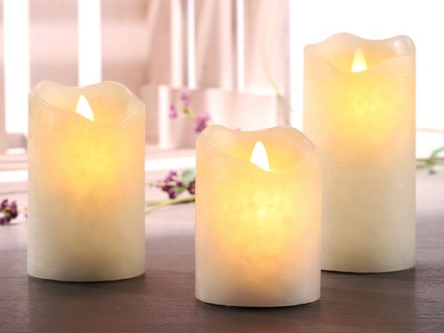 3er set flammenlose led - 3er,
