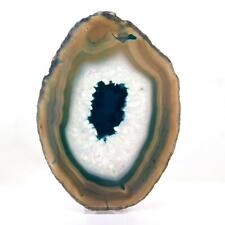 große XL Achatscheibe türkis A - Qualität poliert Ø 213 mm Achat Scheibe 200