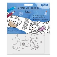 Ausmal-Tischdecke - Winter
